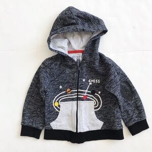 Guess galaxy zip up hoodie EUC 18 months